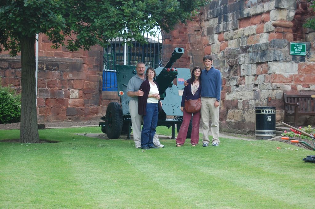 Henry, Suzanne, Elwen and Shirley, Shrewsbury Castle