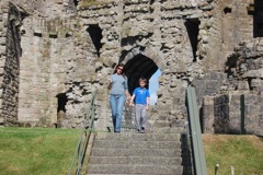 Suzanne and Henry, Caernarfon Castle, Wales