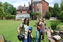 Suzanne, Lindsay and Daniel, Meole Hall, Shrewsbury